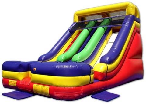 18ft Dual Lane Slide Big (Dry) 18ft Dual Lane Slide Big (Dry)