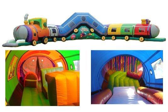 47 Foot Enclosed Train Obstacle Course 47 Foot Enclosed Train Obstacle Course